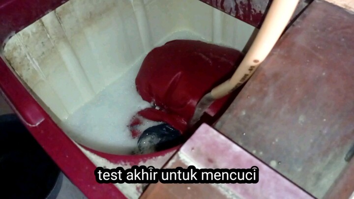 di kasi cucian kok gak muter tp kalau kosong pasti bisa muter