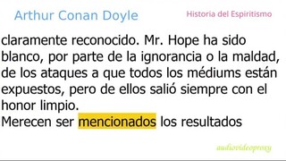 Arthur Conan Doyle - Historia del Espiritismo 4/5