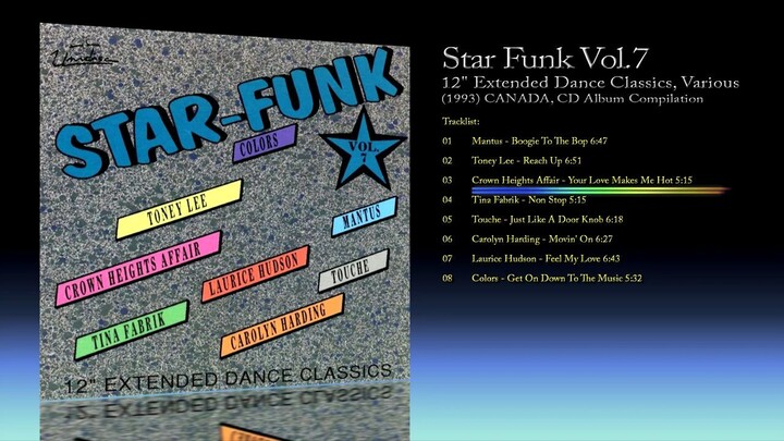 Star Funk Vol.7 (1993) 12' Extended Dance Classics, Various [CD Album - Compilation]