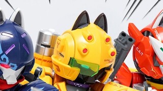 แมวเมชาในประเทศ! XIAOT Iron Howl CAT รุ่นประกอบหุ่นยนต์ประเภทเงา หมาป่า และแมวไฟ [Kanda Toy Group]