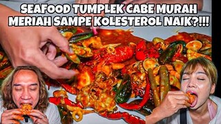 MELELEH! SEAFOOD PEDAS CABE MERAPI TAPI HARGA MURAH MERIAH