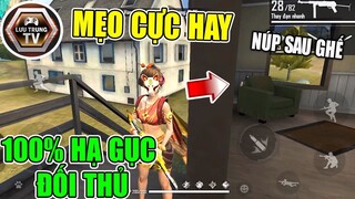 [Garena Free Fire] Mẹo Cực Hay Hạ Gục Đối Thủ Núp Sau Ghế Nhà 2 Tầng | Lưu Trung TV