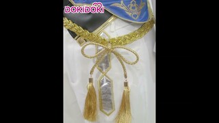 [Tutorial]【Size S-3XL】DokiDoki-SR Game Genshin Impact Cosplay Kamisato Ayato Costume