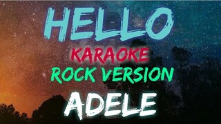 HELLO - ADELE (KARAOKE / ROCK VERSION)