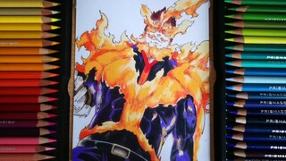 วาด ENDAVOR ฮีโร่ของฉัน Academia