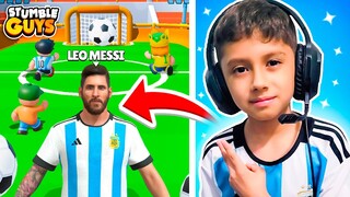 Le REGALO la SKIN de MESSI a su FAN en Stumble Guys!