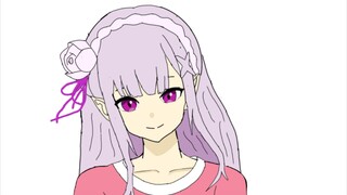 drawing emilia re zero