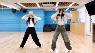 NMIXX【Kim Ji-woo and Jang Kyu-jin】Dance to their new song "Run For Roses" in the practice room!