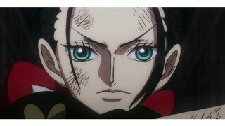 Nico Robin datang membantu sanji