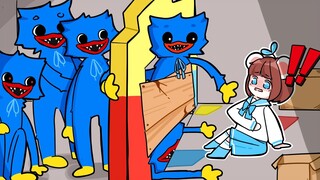 Mèo Simmy Thoát Khỏi Nhà Tù 100 Búp Bê Huggy Trong Minecraft