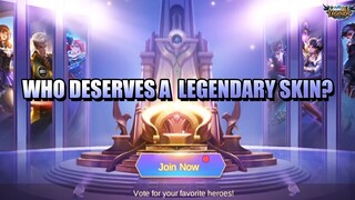 WHICH HERO DESERVES A NEW LEGENDARY SKIN?