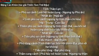 Tu Luyện Có Hệ Thống Cấp Bậc Vũ Trụ Tu Luyện Các Cấp Bậc Tu Luyện Trong Hoạt Hình Trung Quốc P1-10