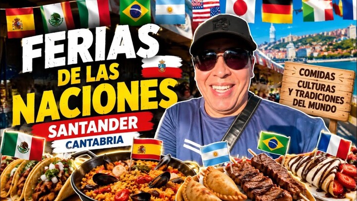 😋🥘 Fuí a Visitar una feria donde hay varios países mostrando su gastronomía