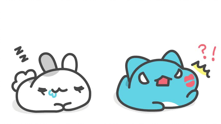 【Kucing, Serangga, Kapo】Kelinci diam-diam mencium Kapo!