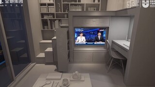 18㎡loft单身公寓，一个人的极度舒适！