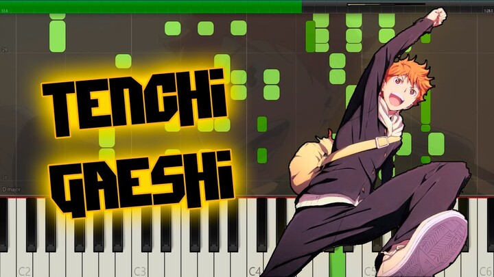 Tenchi Gaeshi - NICO Touches The Walls [Haikyuu! 1 Ending] - Piano