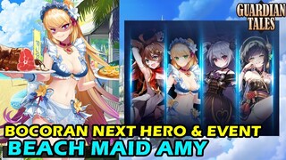 Bocoran NEXT Event Bingo Dan Review New Character Beach Maid Amy - GUARDIAN TALES