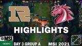 Highlights RNG vs UOL Day 3 MSI 2021 Group A Royal Never Give Up vs Unicorns Of Love