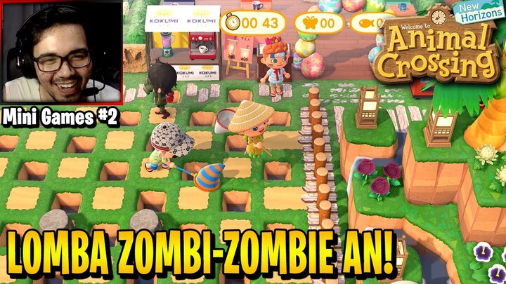LOMBA ZOMBIE-ZOMBIE AN! LUCU BANGET DEER! (Mini Games#2) [Animal Crossing New Horizons Indonesia]