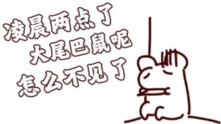 凌晨空巢仓鼠寂寞守家 松鼠还在PSP疯狂开会