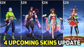VALE ELITE SKIN + 4 NEW UPCOMING SKINS UPDATE || MOBILE LEGENDS