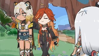 【心脏弱真君】玛薇卡：( •̀ ω •́ )✧ 希诺宁：😡😡😡