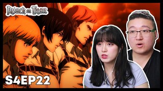 THAW | Attack on Titan Couples Reaction & Discussion Season 4 Episode 22 / 81