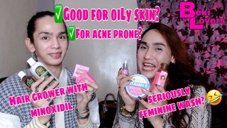 KINEZA BEAUTY PRODUCTS REVIEW! FOR OILY,ACNE PRONE,MINOXIDIL HAIR GROWER,VITAMIN E | beki lovers