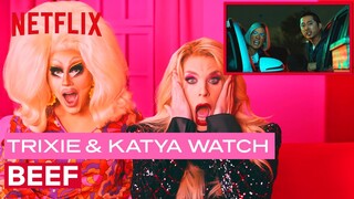 Drag Queens Trixie Mattel & Katya React to BEEF Season 1 | I Like To Watch | Netflix