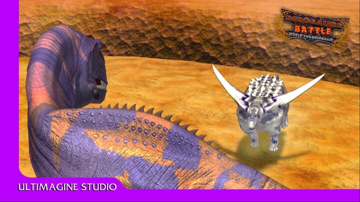 Epic Giganotosaurus VS Sauropelta | Dinosaurs Battle s1 GC6