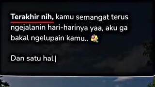 Semangat buat kamu:<3