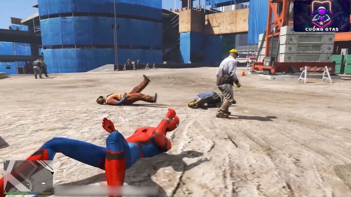 GTA 5 Epic Jumps - (Kỹ năng tuyệt vời của GTA 5, Các pha nguy hiểm, Nhảy, Thất bại)_5  #game #gta5