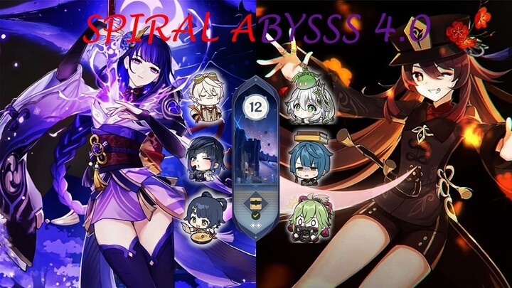 Spiral Abyss 4.0 Floor 12 Phase 2! - Genshin Impact Indonesia