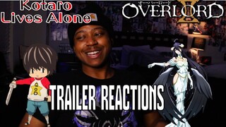 OVERLORD SEASON 4 TRAILER REACTION | KOTARO LIVES ALONE