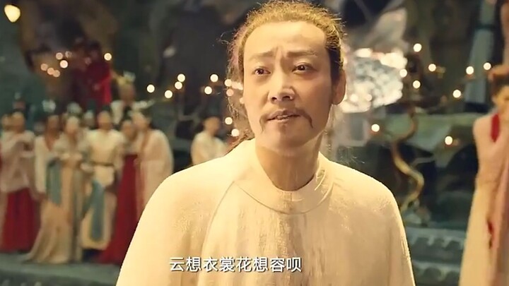 I’d give this performance a perfect score. That manic, tearful laughter is just like Li Bai in his d