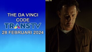 Klip Film Amerika The Da Vinci Code Trans TV Tahun 2024