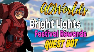 AQW - BRIGHT LIGHTS FESTIVAL REWARDS Quest  Bot | ENCHANTED MOUNTAINEER Set | Grimorie 3.8+ PRO