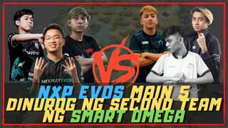 NEXPLAY EVOS MAIN 5 DINUROG NG SMART OMEGA SECOND TEAM