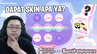 OKE GW LANJUT GACHA EVENT MLBB x HELLO KITTY BUAT PENUHIN GARIS BINGO NYA - KIRA2 DAPAT SKIN APA YA?