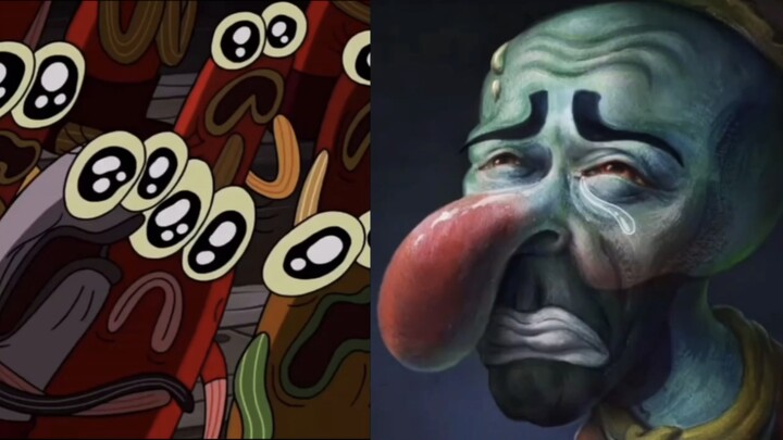Squidward’s Thunderous Transformation