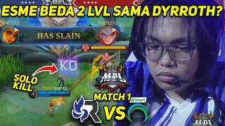 GRANDFINAL MPL PH RSG PH VS OMEGA GAME 1 - INI ESME SOLO KILL DYROTH SMPE BEDA 2 LVL UD ANEH BGT !!!