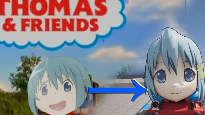 After learning Unreal for two and a half hours, I made Sayaka's train