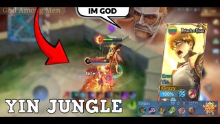 HOW TO JUNGLE WITH YIN | IMMORTAL GAMEPLAY HIGH RANK | MLBB