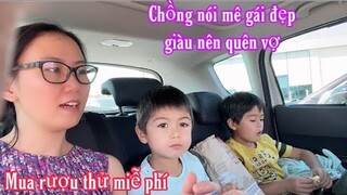 Mua rượu phô mai nói ngu bị cho viên đạn/chồng thấy gái đẹp xinh giàu quên luôn vợ/Cuộc sống pháp