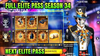 ELITE PASS SEASON 34 TERBARU BULAN MARET 2021 - GARENA FREE FIRE
