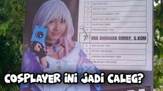 Cosplayer ini jadi Caleg?