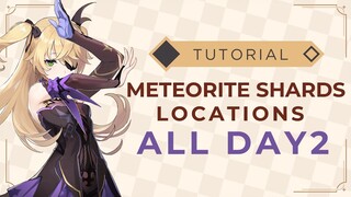 ALL LOCATIONS METEORITE SHARDS DAY 2 - Genshin Impact Unreconciled stars event