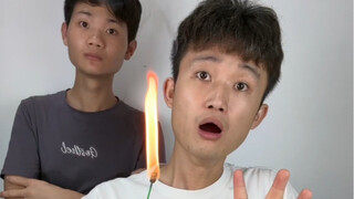 挑战口吞火焰，今天终于破解！