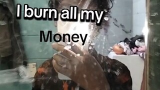 Squidward I burn all my money