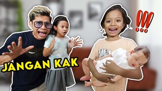 ALUNA PENGEN GENDONG ADIK BAYI‼️😱 SEMUANYA PANIK‼️😱